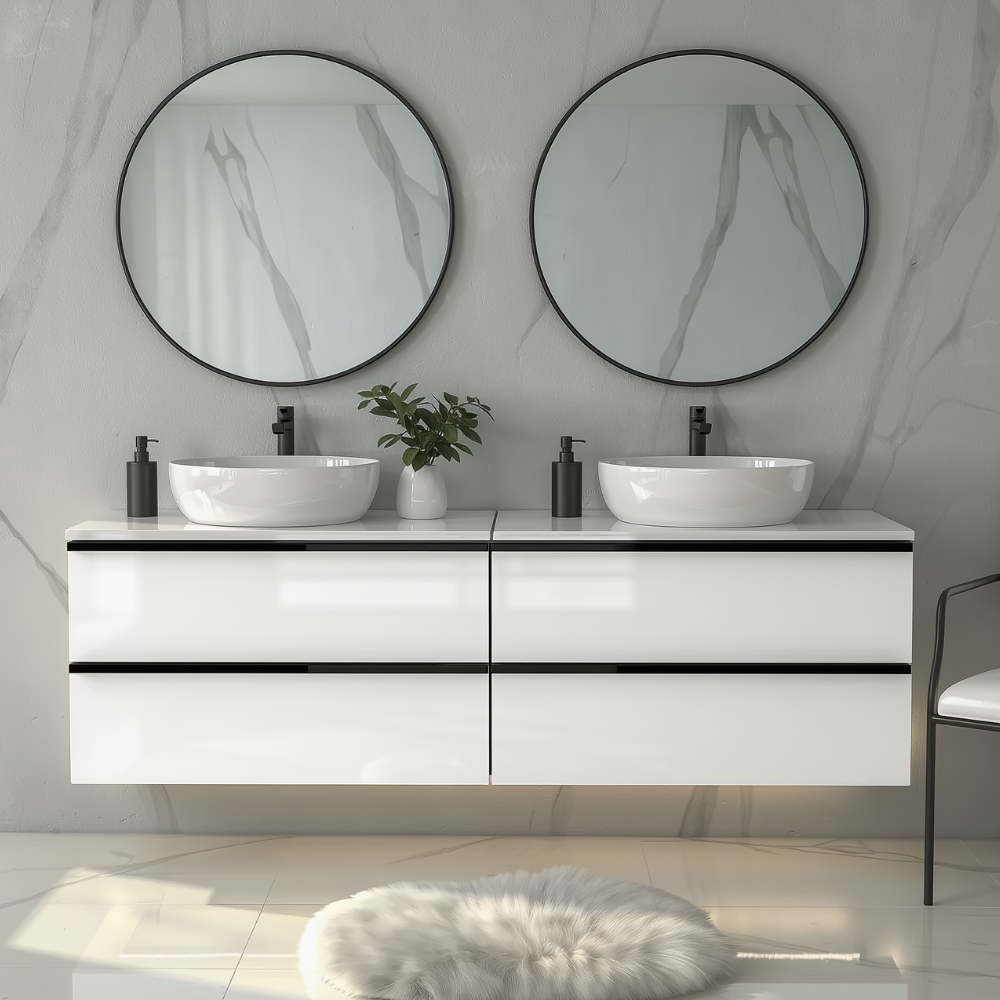 Koupelnová skříňka ONE 120 cm s deskou 4 zásuvky