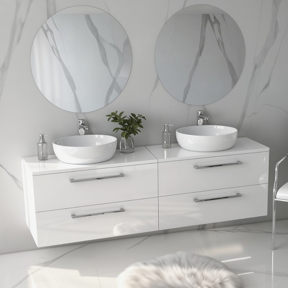 Koupelnová skříňka ONE 120 cm s deskou 4 zásuvky