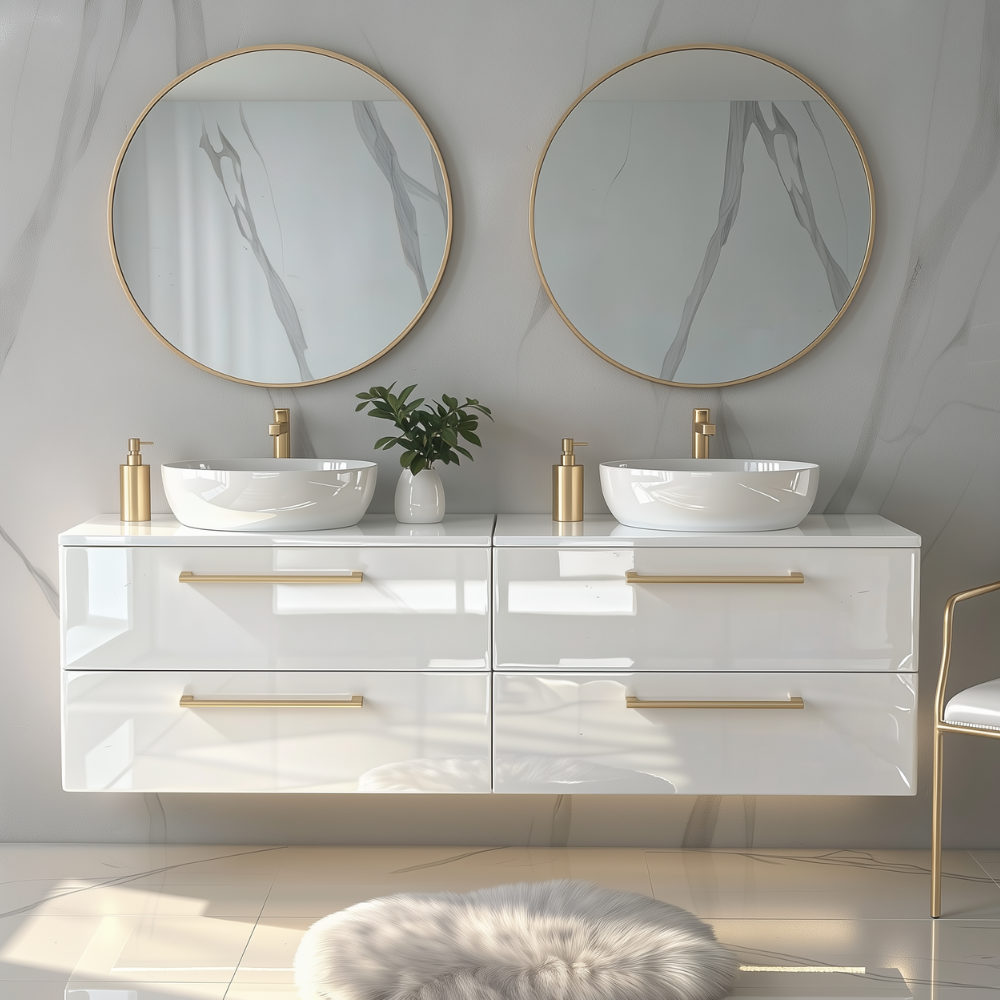 Koupelnová skříňka ONE 120 cm s deskou 4 zásuvky
