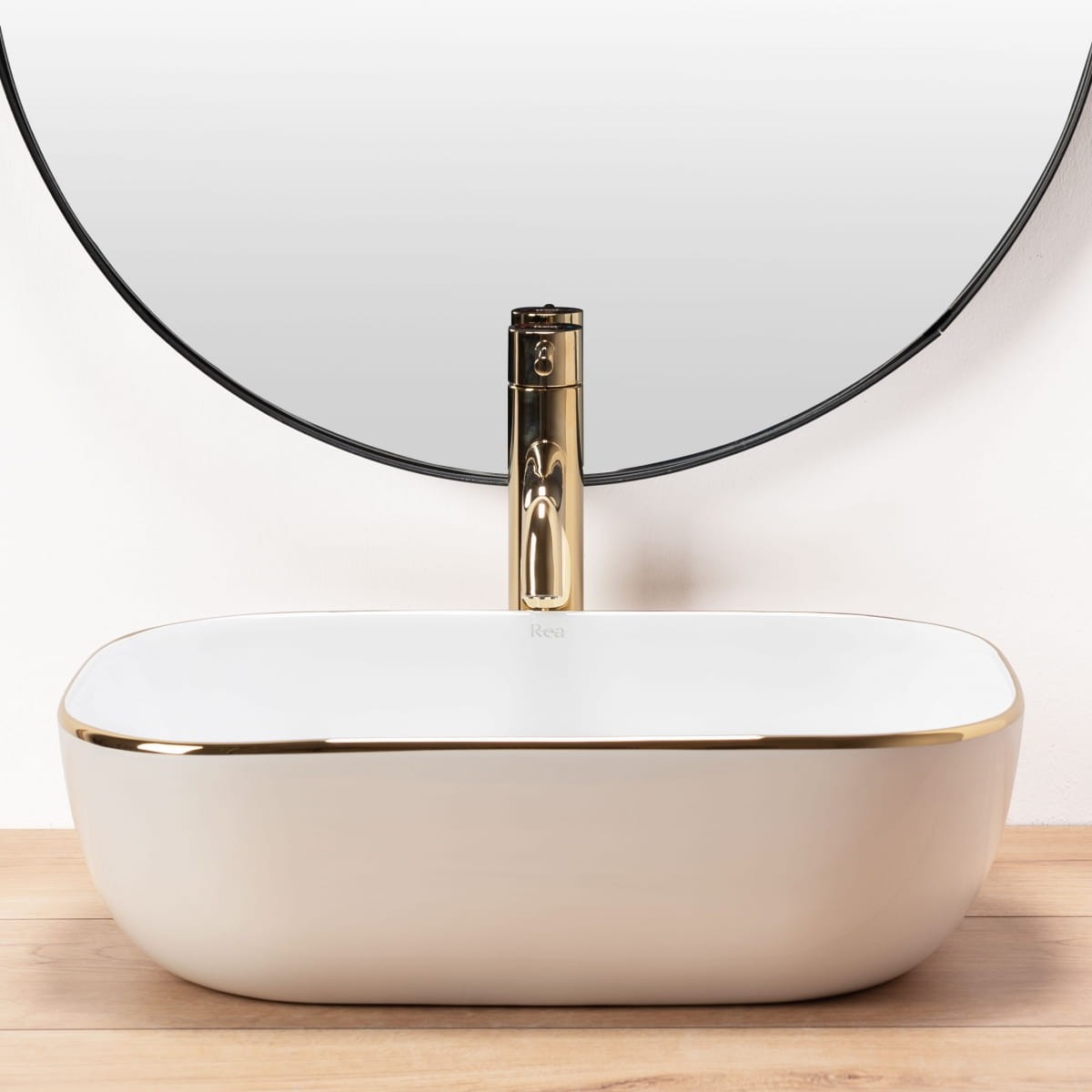 UMYVADLO BELINDA GOLD EDGE - NA DESKU