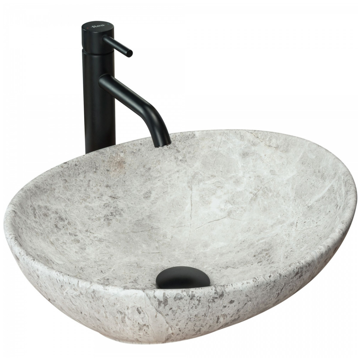 UMYVADLO SOFIA LIGHT STONE - NA DESKU 41 x 34 cm