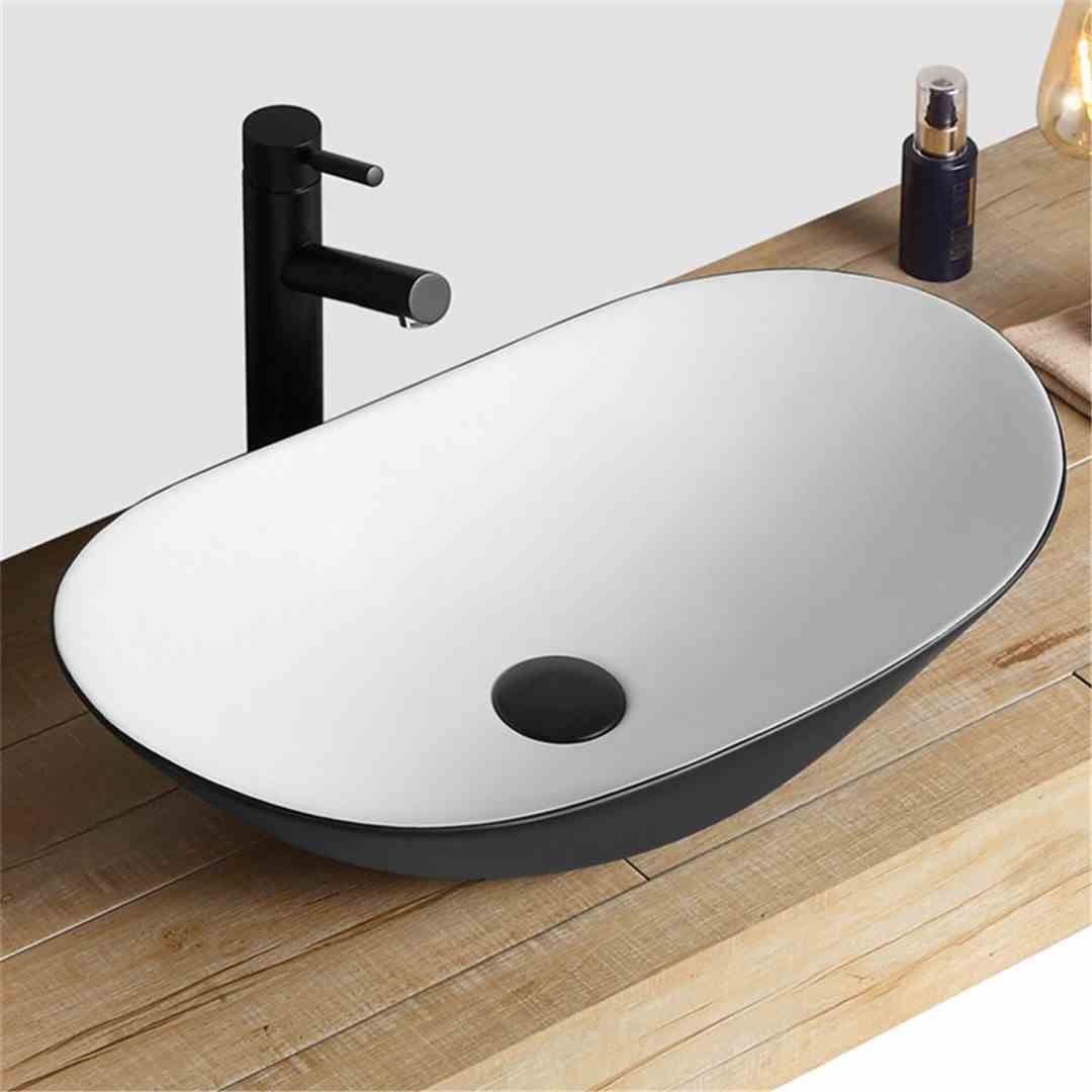 UMYVADLO ROYAL 60 WHITE BLACK - NA DESKU