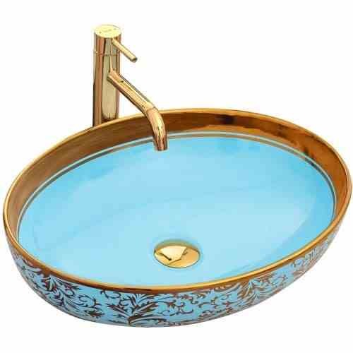 UMYVADLO MARGOT BLUE GOLD - NA DESKU