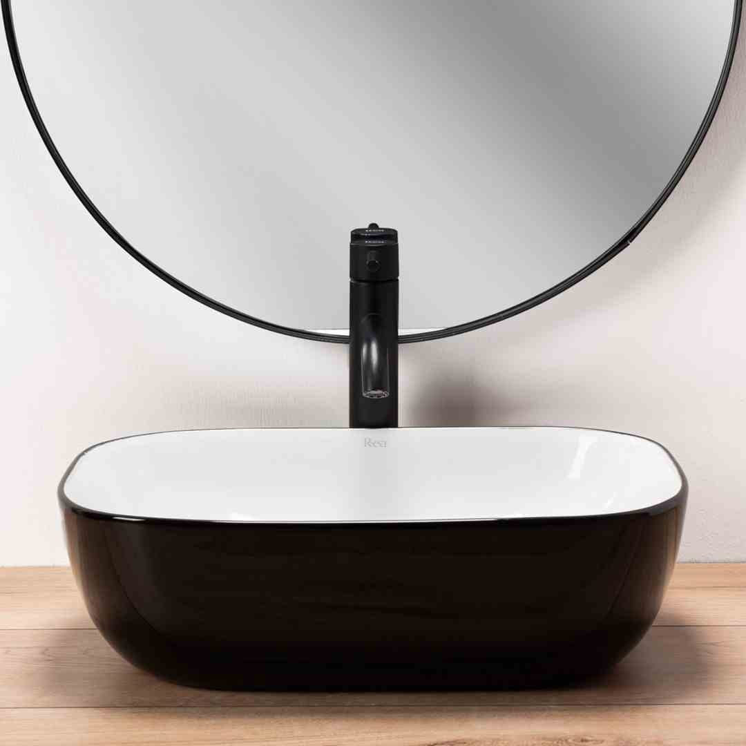 UMYVADLO BELINDA BLACK WHITE - NA DESKU