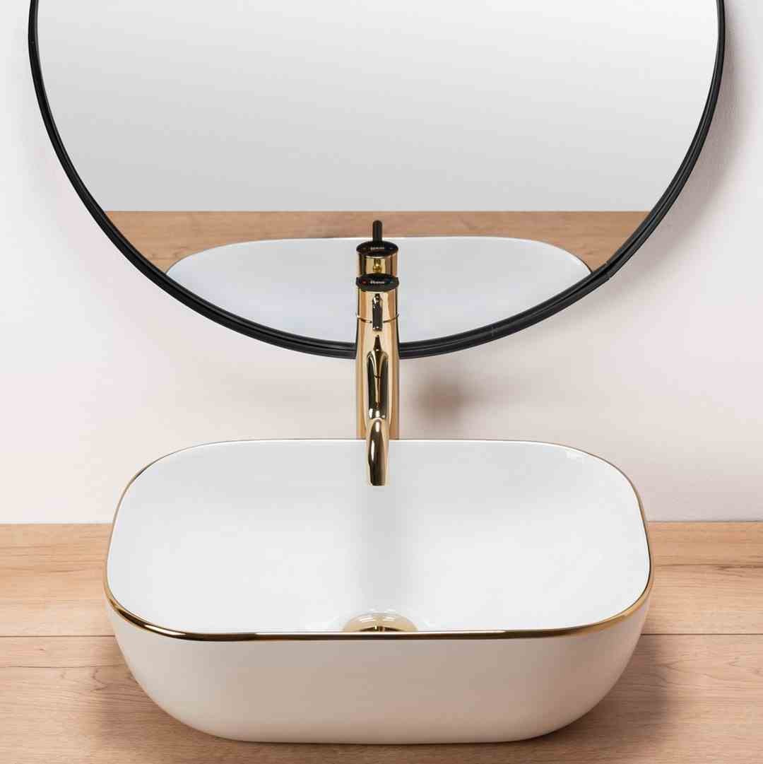 UMYVADLO BELINDA GOLD EDGE - NA DESKU