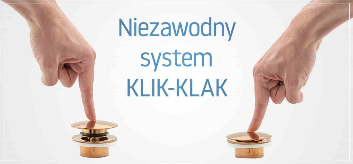 UNIVERZÁLNÍ VÝPUSŤ KLIK-KLAK ROSE GOLD