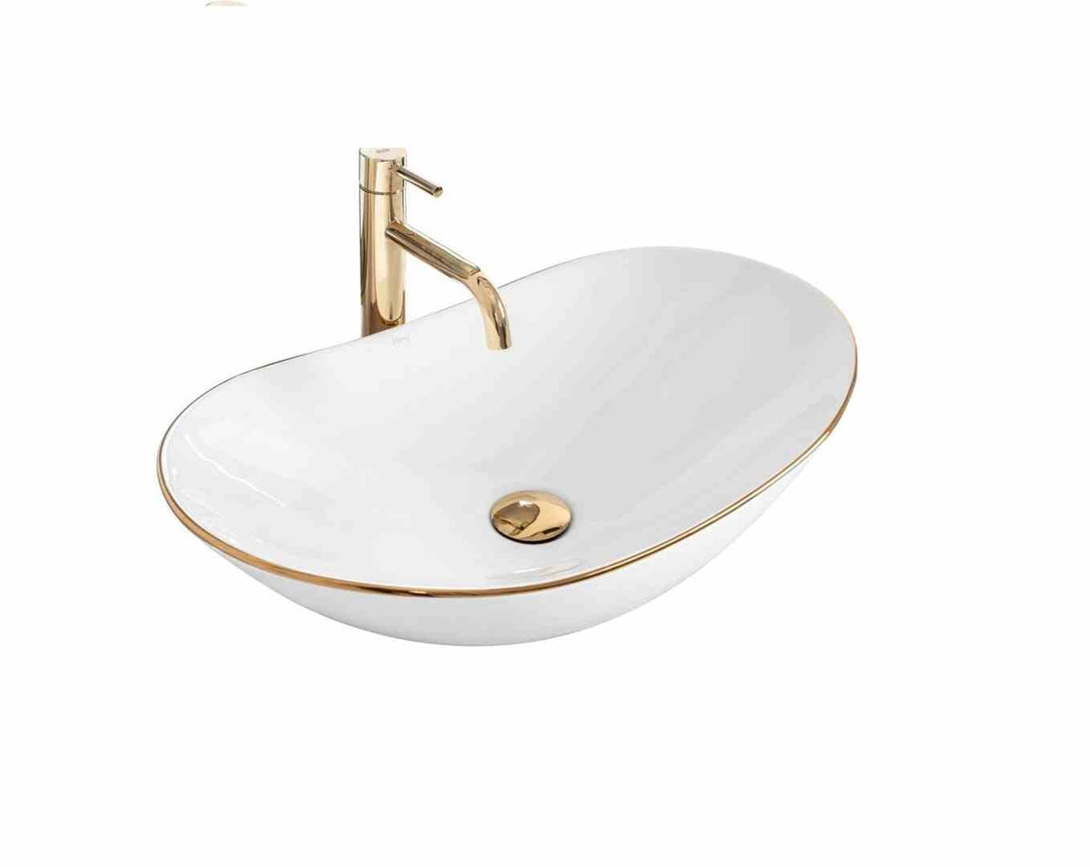 UMYVADLO ROYAL 60 GOLD EDGE - NA DESKU