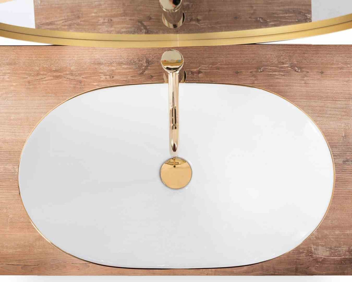 UMYVADLO ROYAL 60 GOLD EDGE - NA DESKU