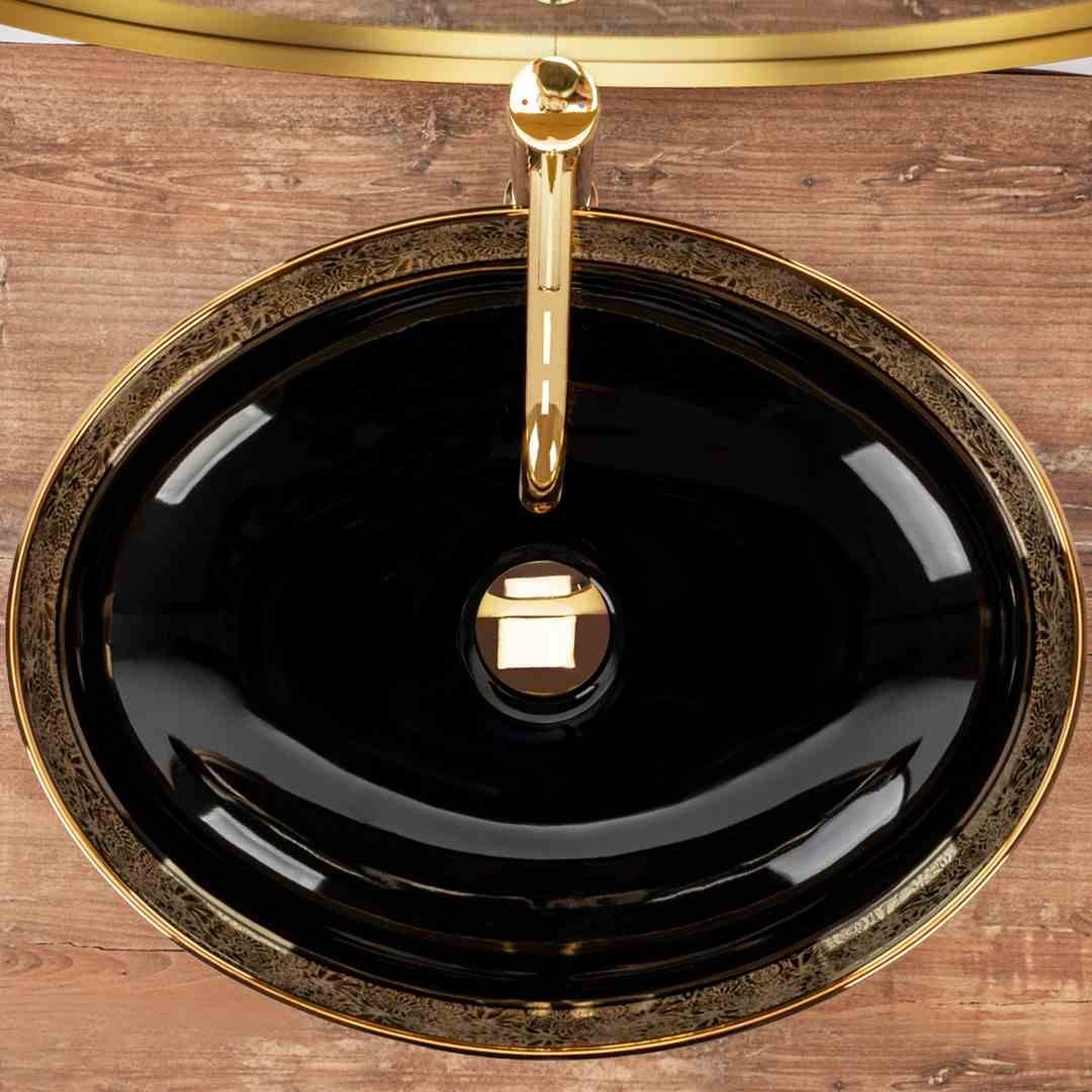 UMYVADLO MARGOT BLACK GOLD - NA DESKU