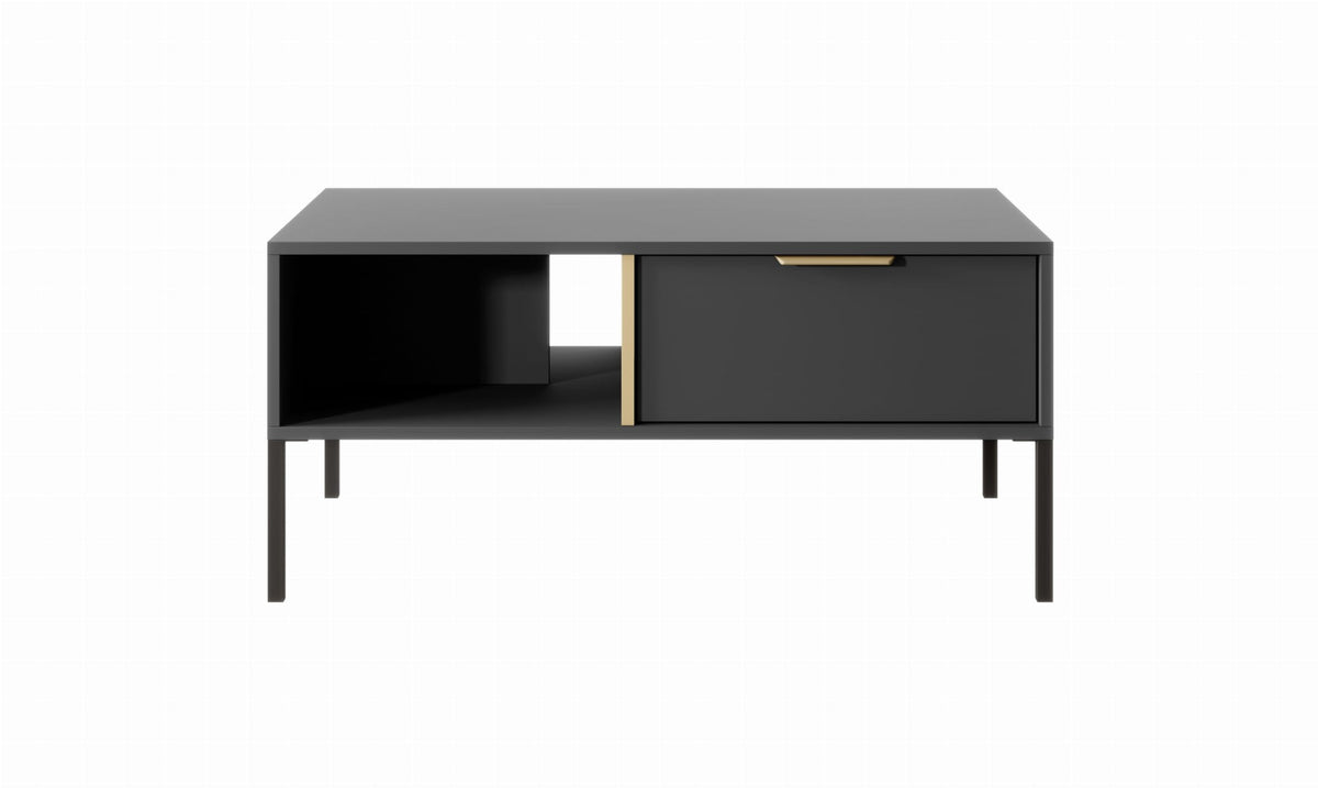 Konferenční stolek LERO 97 cm Antracit