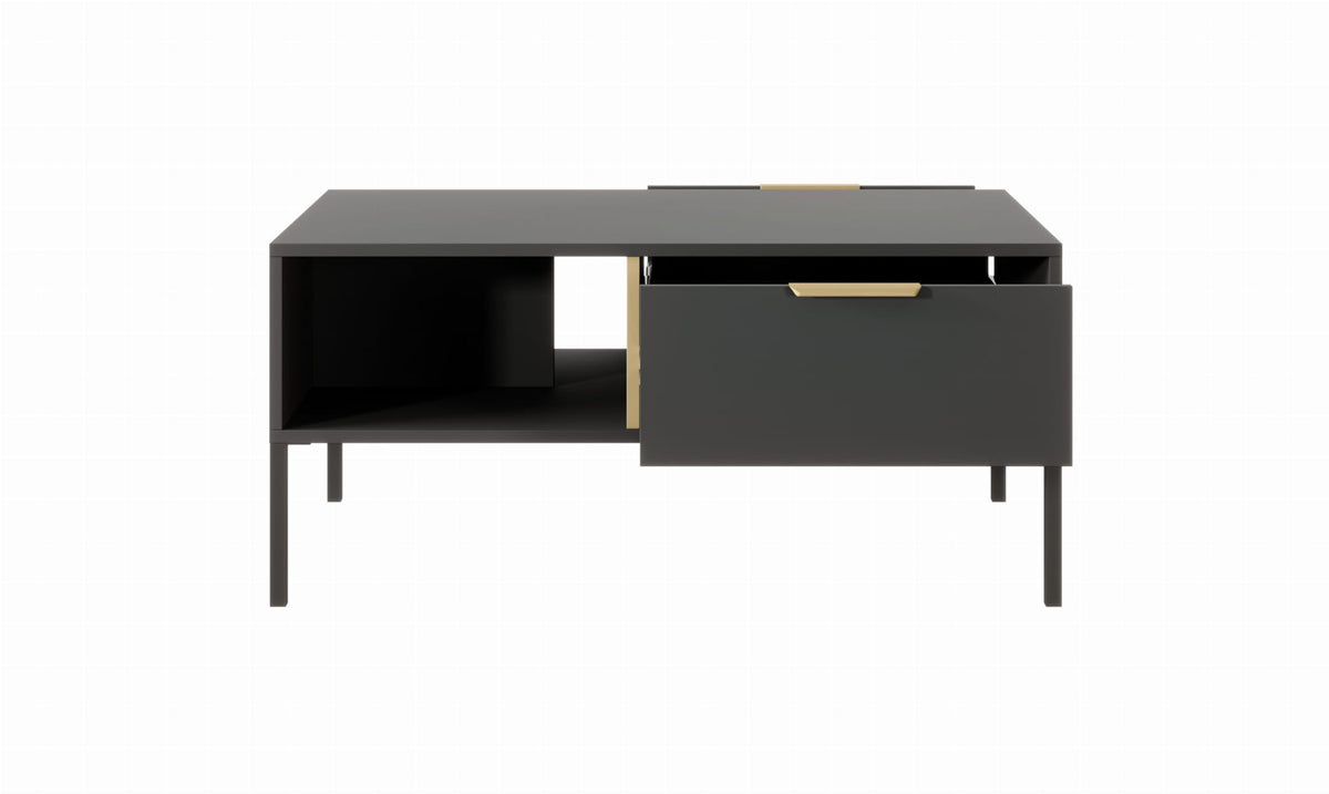Konferenční stolek LERO 97 cm Antracit