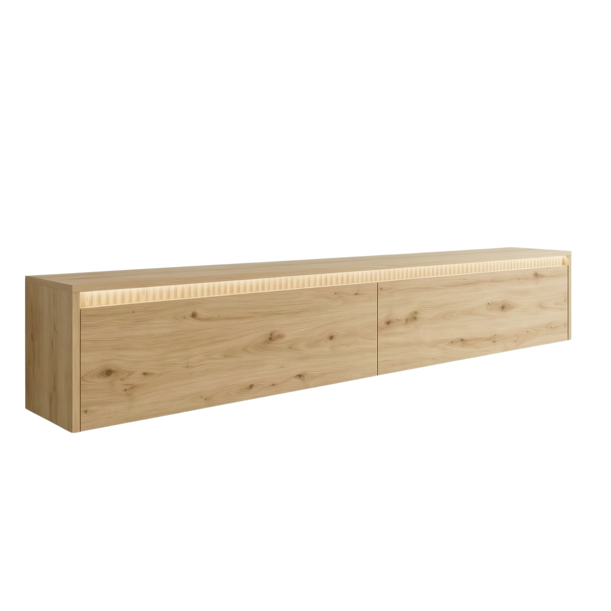 Závěsný TV stolek LUMI II s LED osvětlením