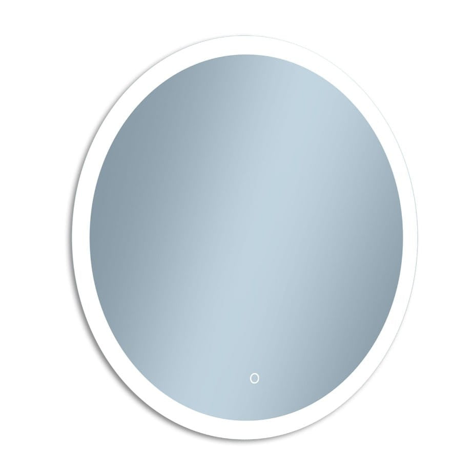 Kulaté LED zrcadlo 60 cm Bílé