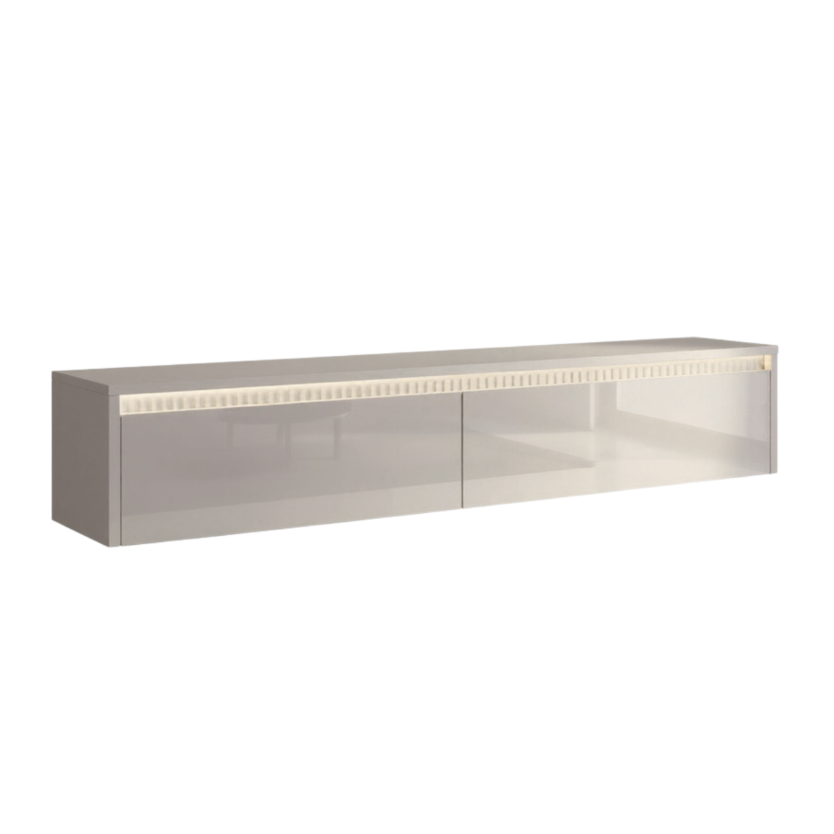 Závěsný TV stolek LUMI II s LED osvětlením