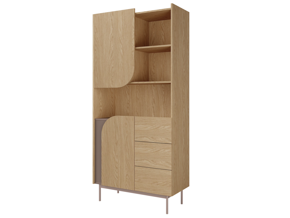 Regál ZOYA 92 cm se zásuvkami