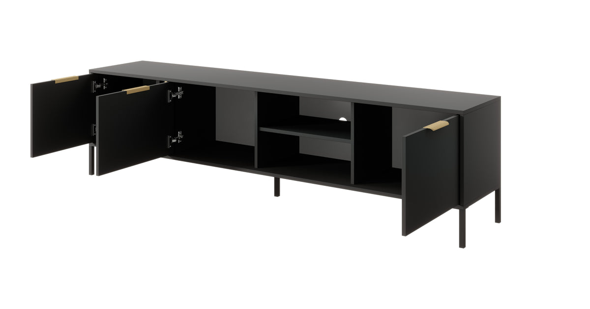 TV stolek LERO 203 cm antracit