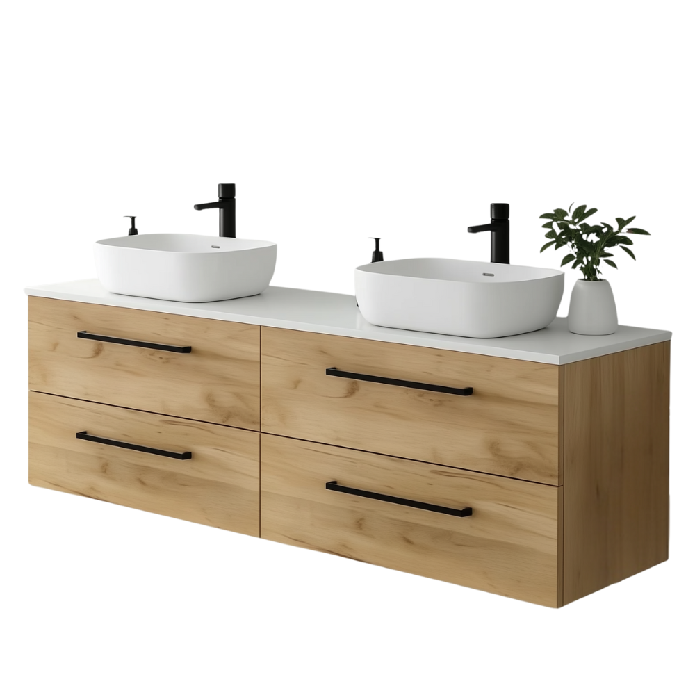 Koupelnová skříňka ONE 120 cm s deskou 4 zásuvky