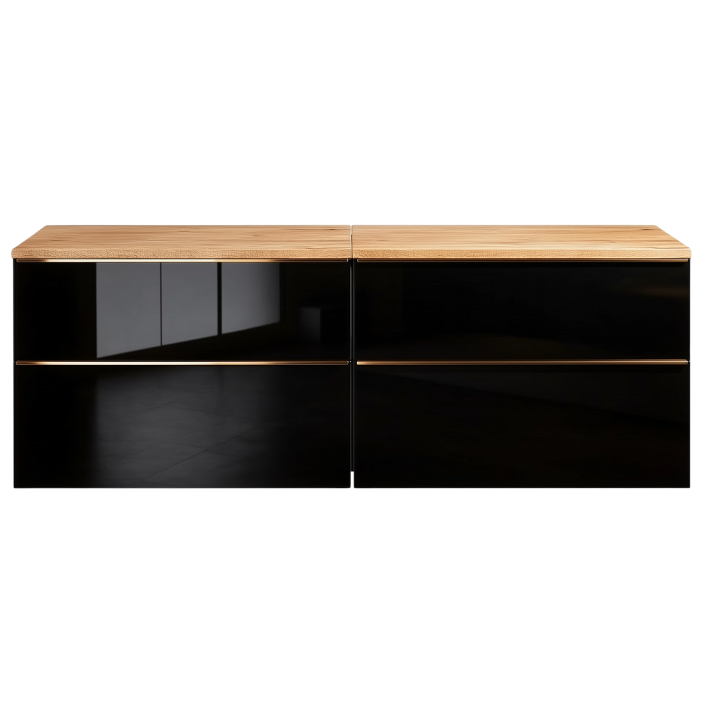Koupelnová skříňka ONE 120 cm s deskou 4 zásuvky