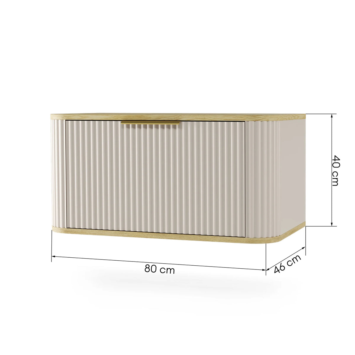 Skříňka pod umyvadlo RIVELA 80 cm