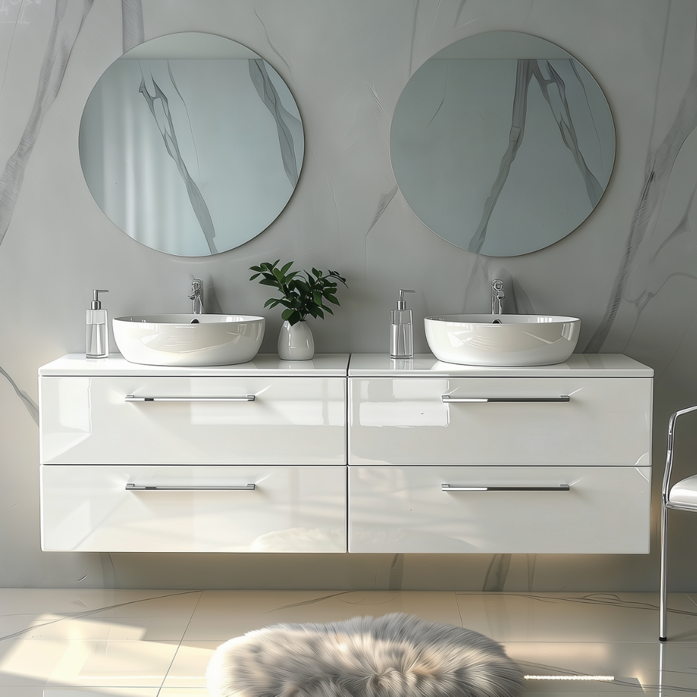 Koupelnová skříňka ONE 120 cm s deskou 4 zásuvky