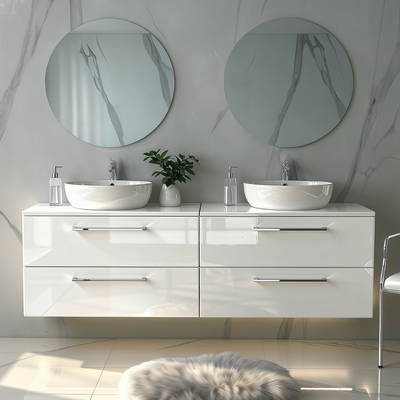 Koupelnová skříňka ONE 120 cm s deskou 4 zásuvky