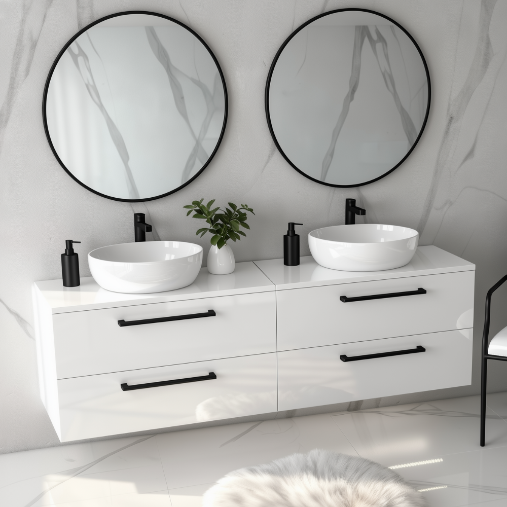 Koupelnová skříňka ONE 120 cm s deskou 4 zásuvky