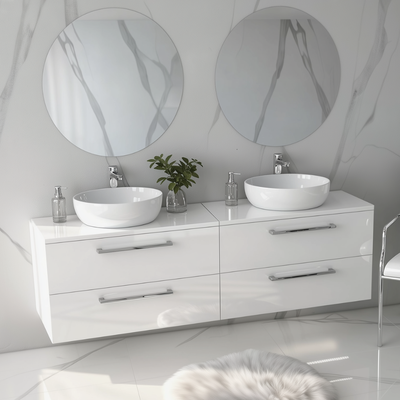 Koupelnová skříňka ONE 120 cm s deskou 4 zásuvky