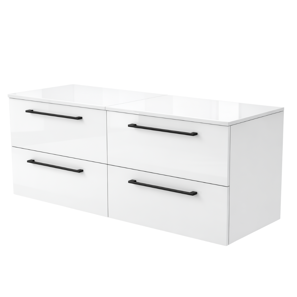 Koupelnová skříňka ONE 120 cm s deskou 4 zásuvky