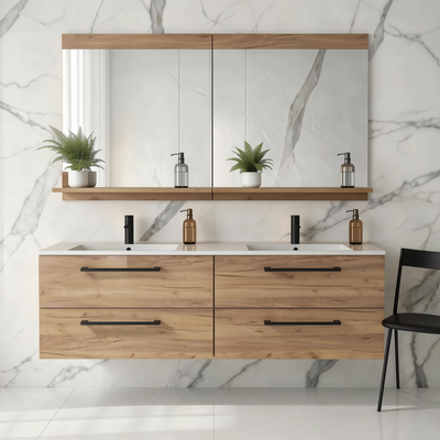 Koupelnová skříňka ONE 120 cm s umyvadlem 4 zásuvky