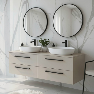Koupelnová skříňka ONE 120 cm s deskou 4 zásuvky