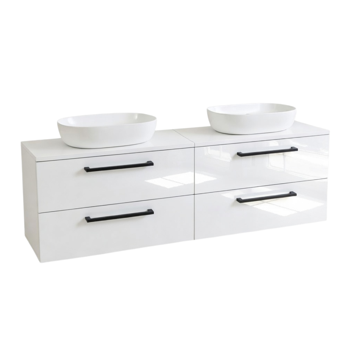 Koupelnová skříňka ONE 120 cm s deskou 4 zásuvky