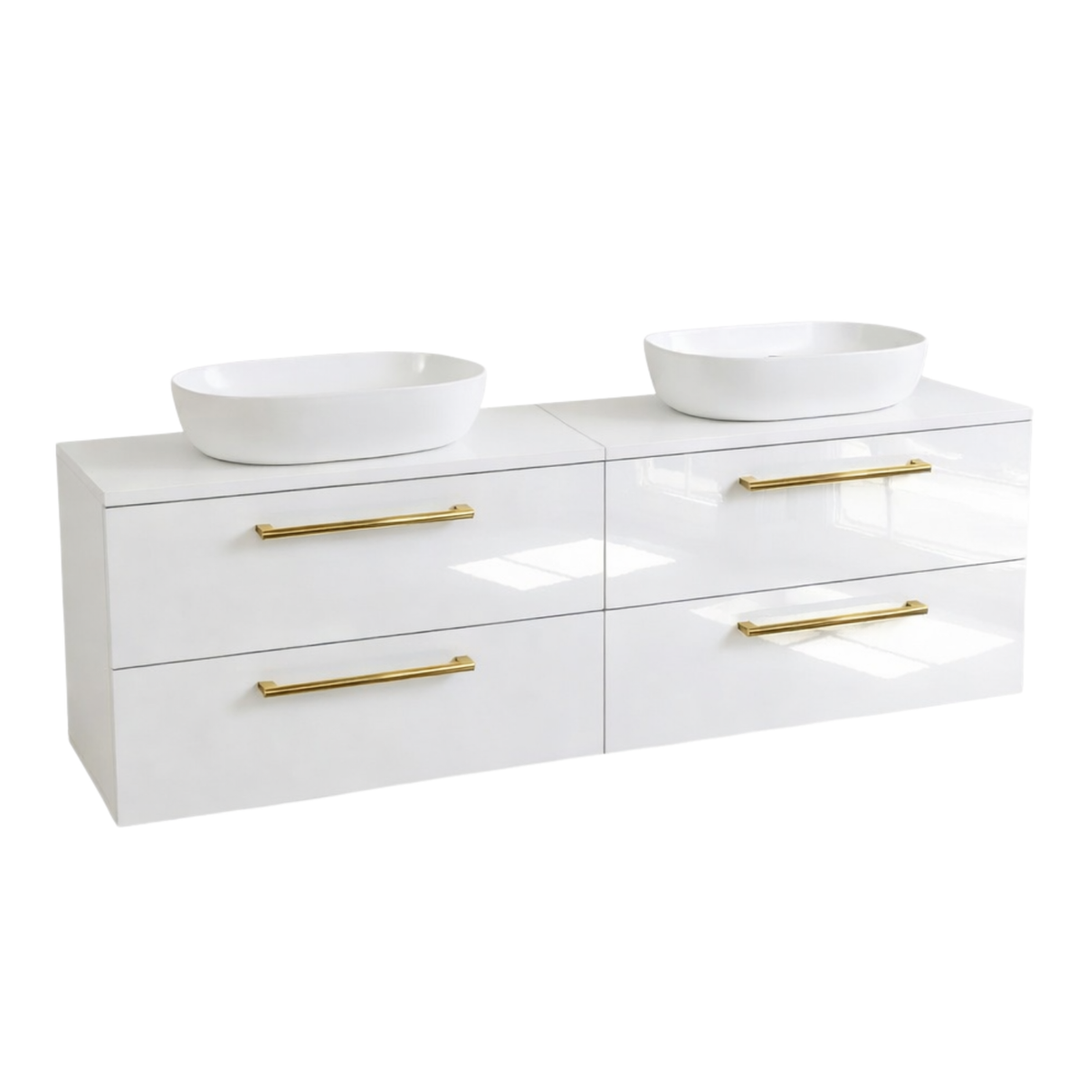 Koupelnová skříňka ONE 120 cm s deskou 4 zásuvky