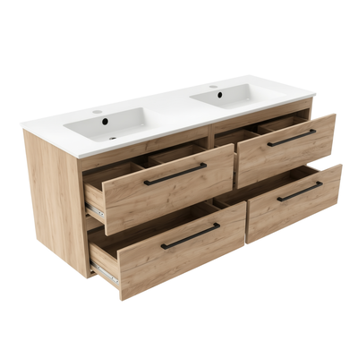Koupelnová skříňka ONE 120 cm s umyvadlem 4 zásuvky