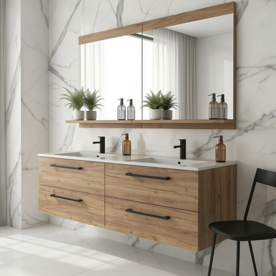 Koupelnová skříňka ONE 120 cm s umyvadlem 4 zásuvky