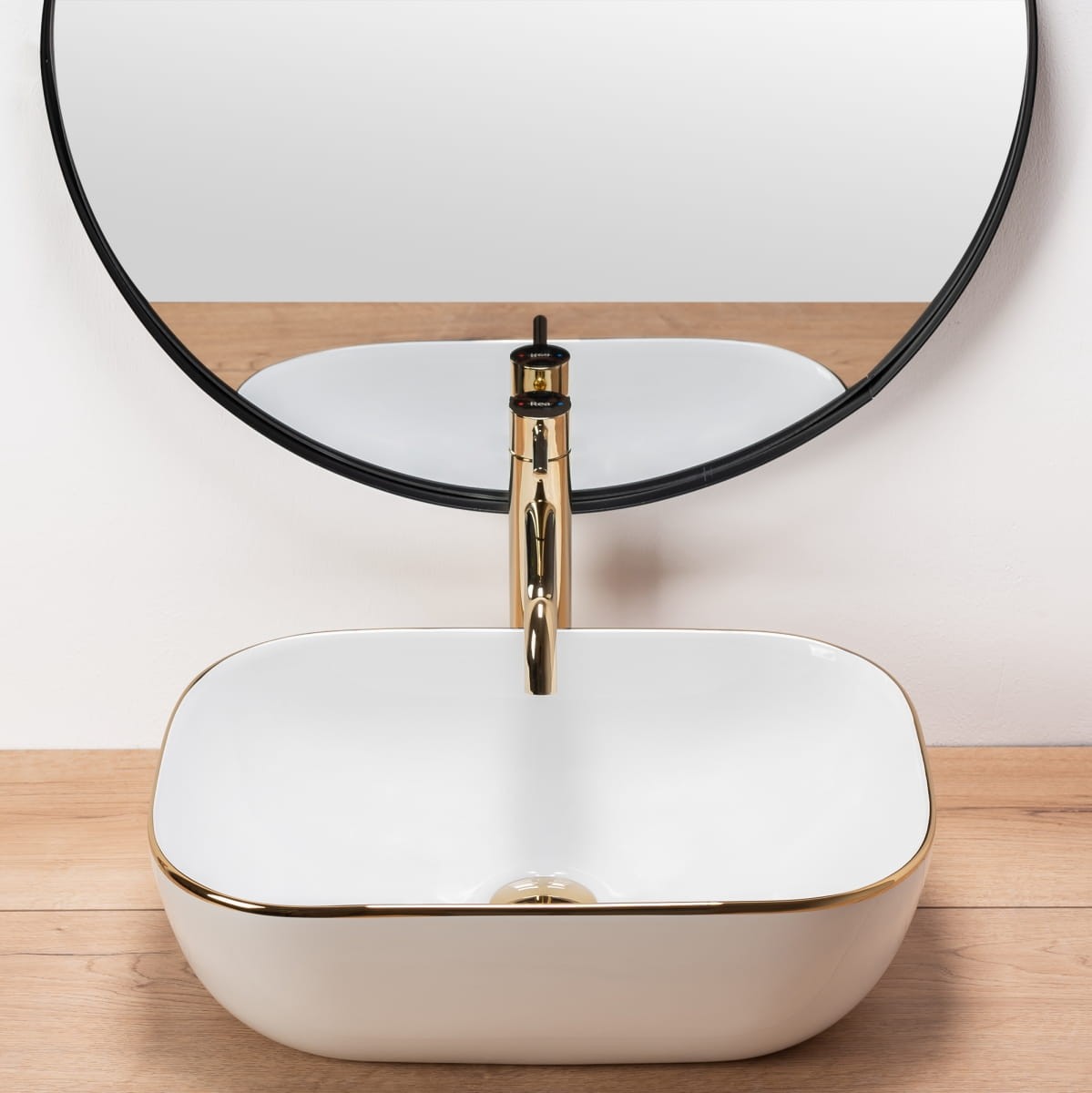 UMYVADLO BELINDA GOLD EDGE - NA DESKU