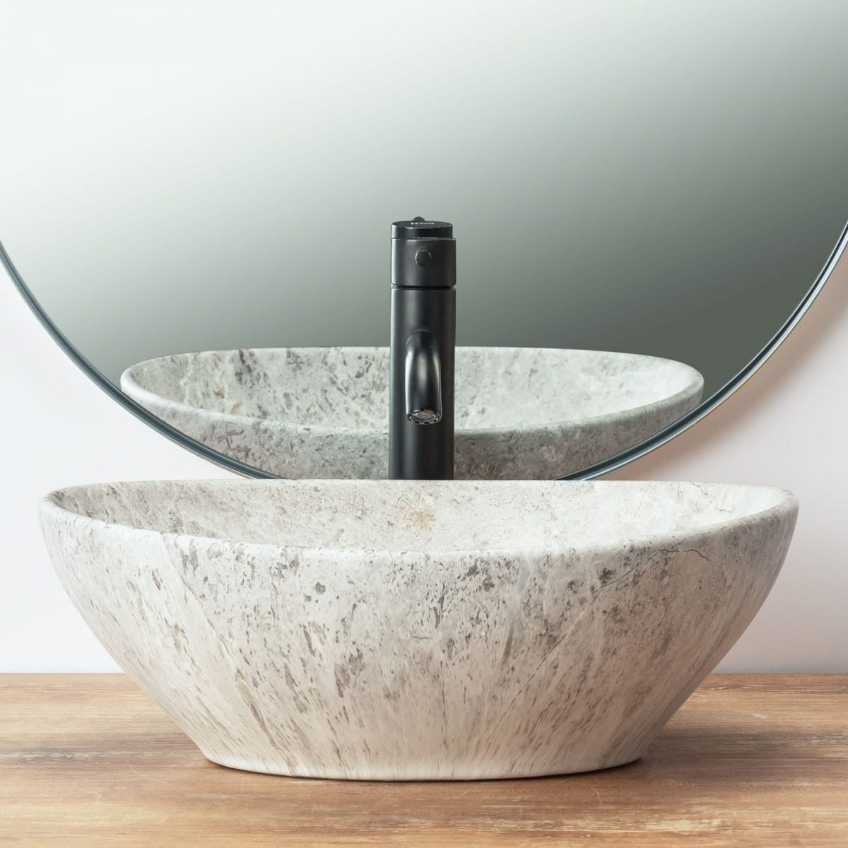 UMYVADLO SOFIA LIGHT STONE - NA DESKU 41 x 34 cm