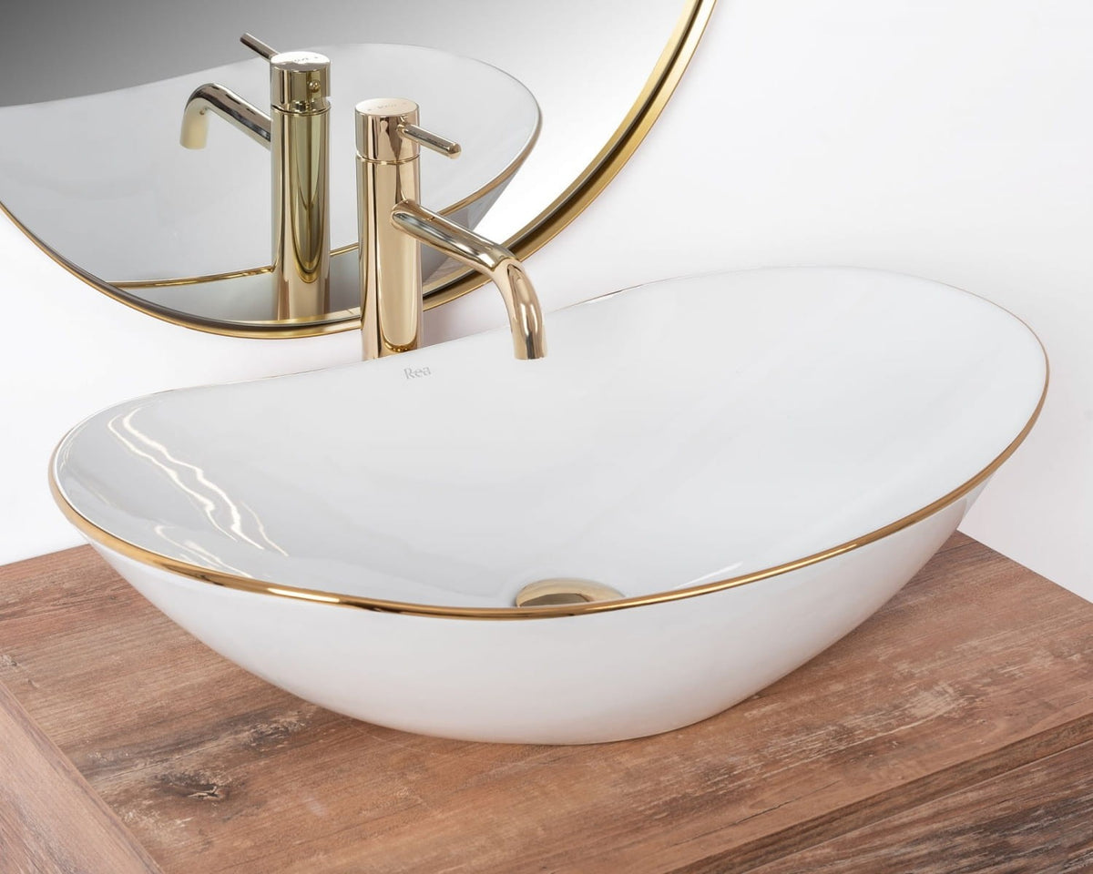 UMYVADLO ROYAL 60 GOLD EDGE - NA DESKU