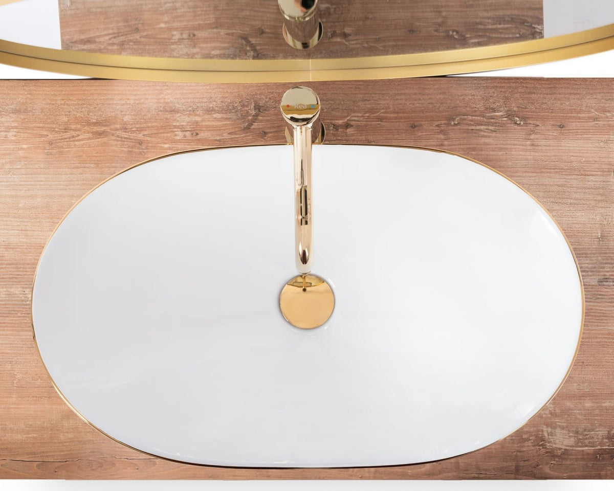 UMYVADLO ROYAL 60 GOLD EDGE - NA DESKU