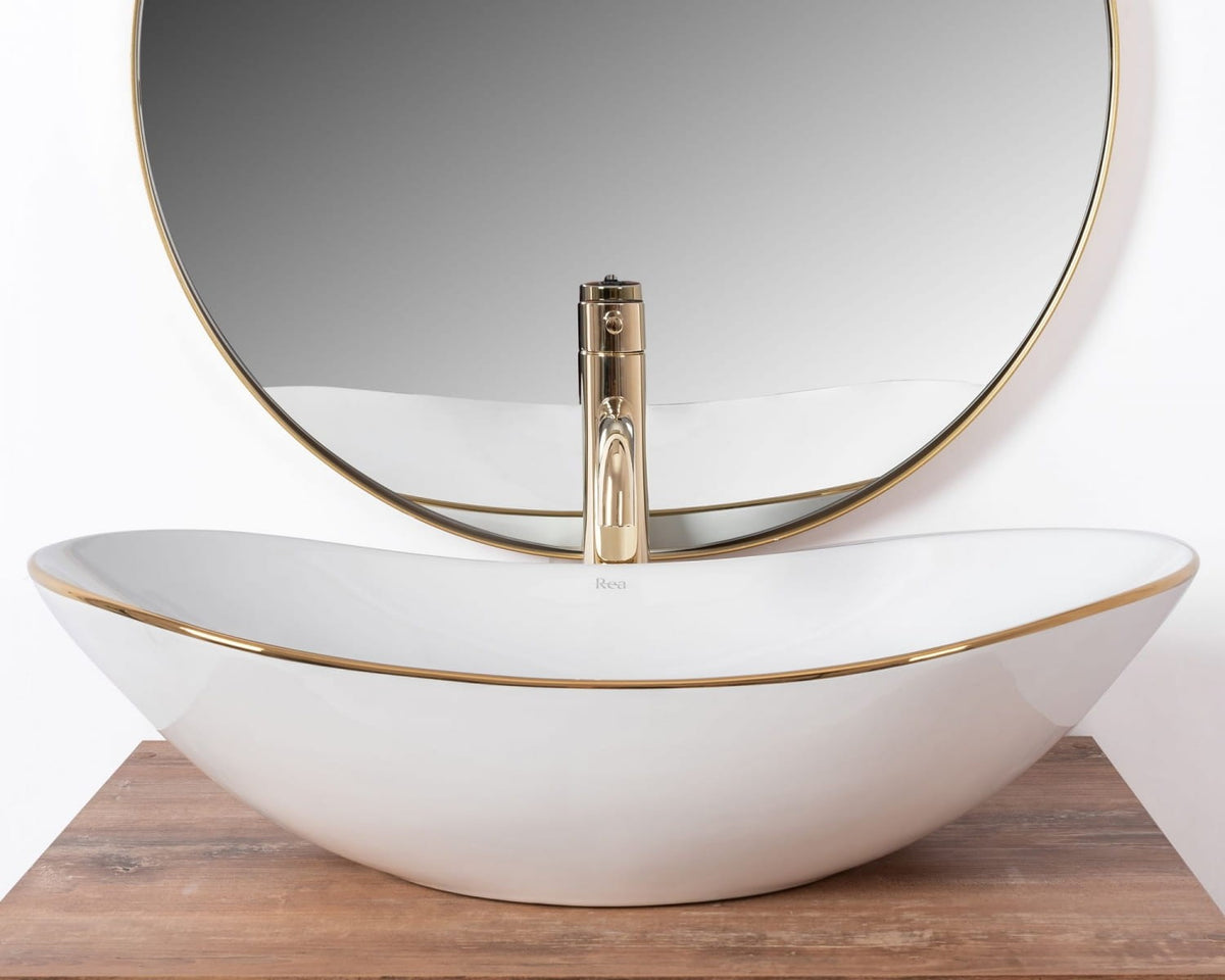 UMYVADLO ROYAL 60 GOLD EDGE - NA DESKU