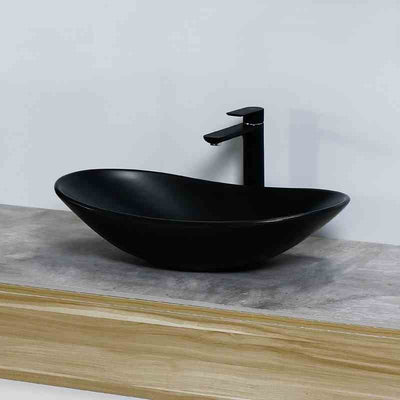 UMYVADLO ROYAL 60 MAT BLACK - NA DESKU