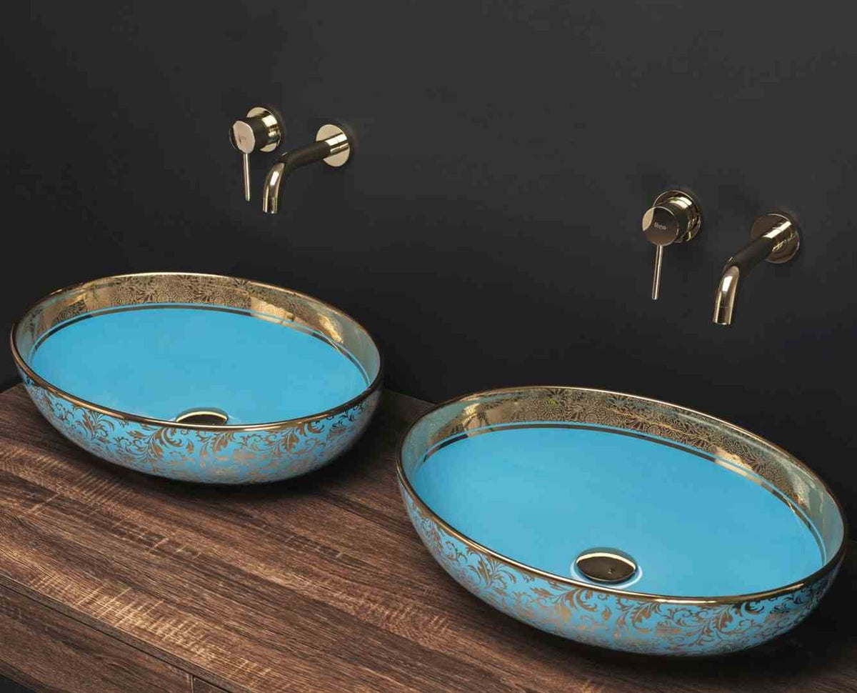 UMYVADLO MARGOT BLUE GOLD - NA DESKU