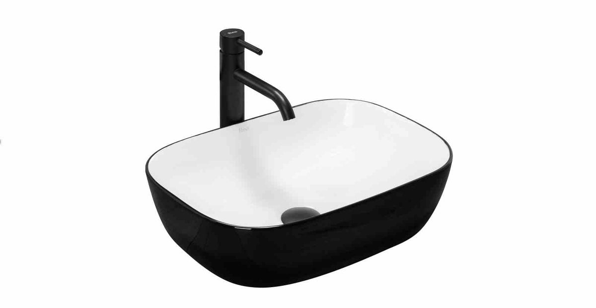 UMYVADLO BELINDA BLACK WHITE - NA DESKU
