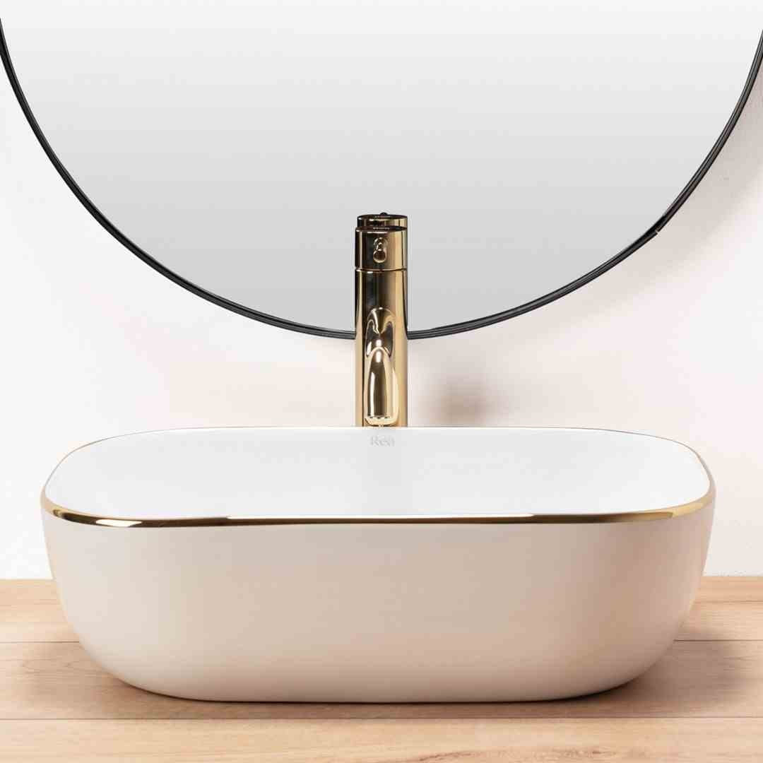 UMYVADLO BELINDA GOLD EDGE - NA DESKU