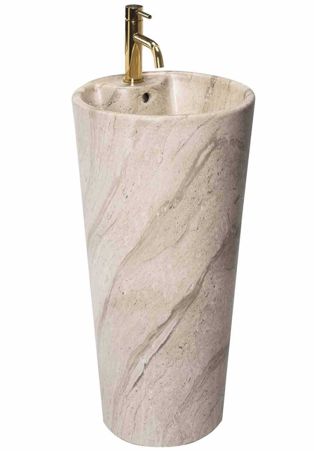 BLANKA NATURAL volně stojící umyvadlo matné