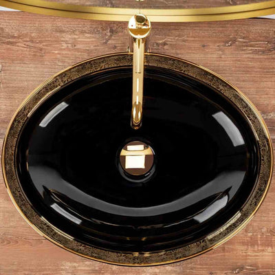 UMYVADLO MARGOT BLACK GOLD - NA DESKU