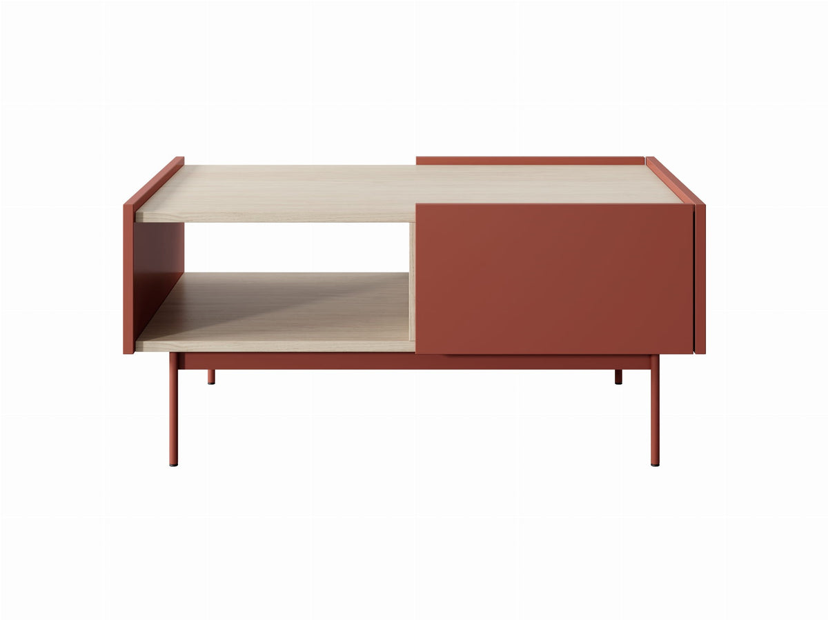RENO Konferenční stolek 97cm Ceramic Red