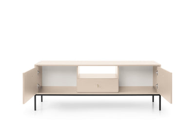 Dvoudvéřový TV stolek LEMI 153 cm