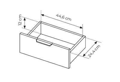 Konferenční stolek LERO 97 cm Antracit