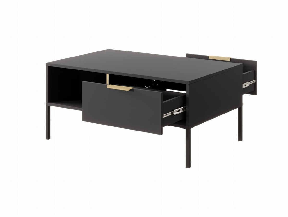Konferenční stolek LERO 97 cm Antracit