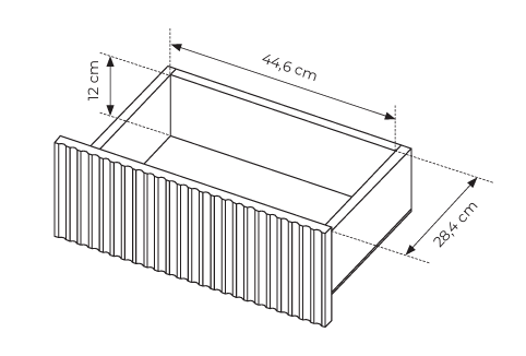 Komoda se zásuvkami DORAN 153 cm